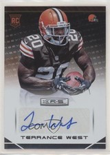 2014 Panini Rookies & Stars Longevity Parallel Signatures Terrance West Auto 0q3