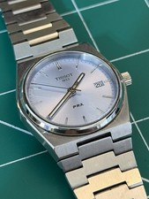 Tissot PRX Quartz Light Blue Dial Steel Unisex Watch - Adult Owned