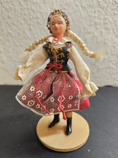 Polnische Cepelia Puppe Volkstracht Krakowianka 70er Jahre