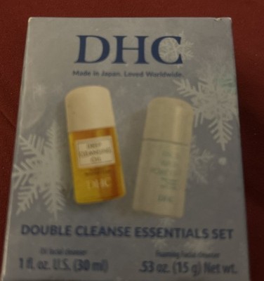 DHC Double Essentials Set - Deep Cleansing Oil & Foaming Facial Cleanser  SEALED