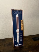 Conair Double Ceramic Clipless Curling Wand 1" - Rose Gold New In Box