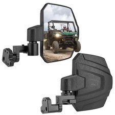 KEMIMOTO UTV Side Mirrors Large View Can-Am Defender 2016-2026 Black Pair