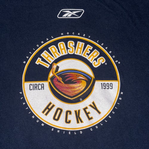 Reebok Atlanta Thrashers Hockey T-Shirt - Men's Size XL - Circa 1999 - Picture 2 of 8