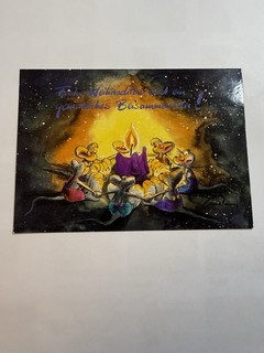 Diddl Weihnachtskarte 1a Mond Weihnachten Postkarte