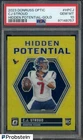2023 Donruss Optic Hidden Potential Gold CJ Stroud RC 7/10 Jersey # Match PSA 10