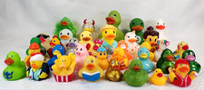 Rubber Ducks Lot Of 35 Various Sizes