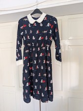 Miss Patina navy musical cat dress size S