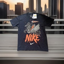 Nike Men’s Size Small Max90 Basketball Loose Fit T-Shirt. Black Graphic Tee. NWT