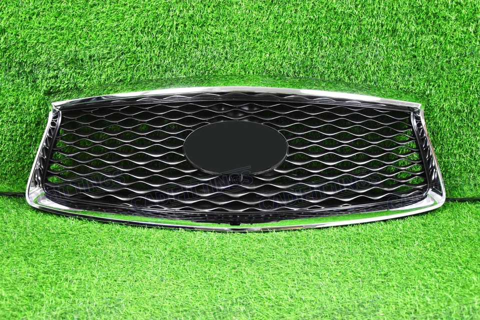 Parachoques parrilla superior para Infiniti QX60 2016 2017 2018 2019 2020 con opción de cámara Foto 3 de 4