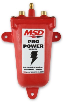 MSD 8201 Ignition Coil Pro Power Series, Red, Individual