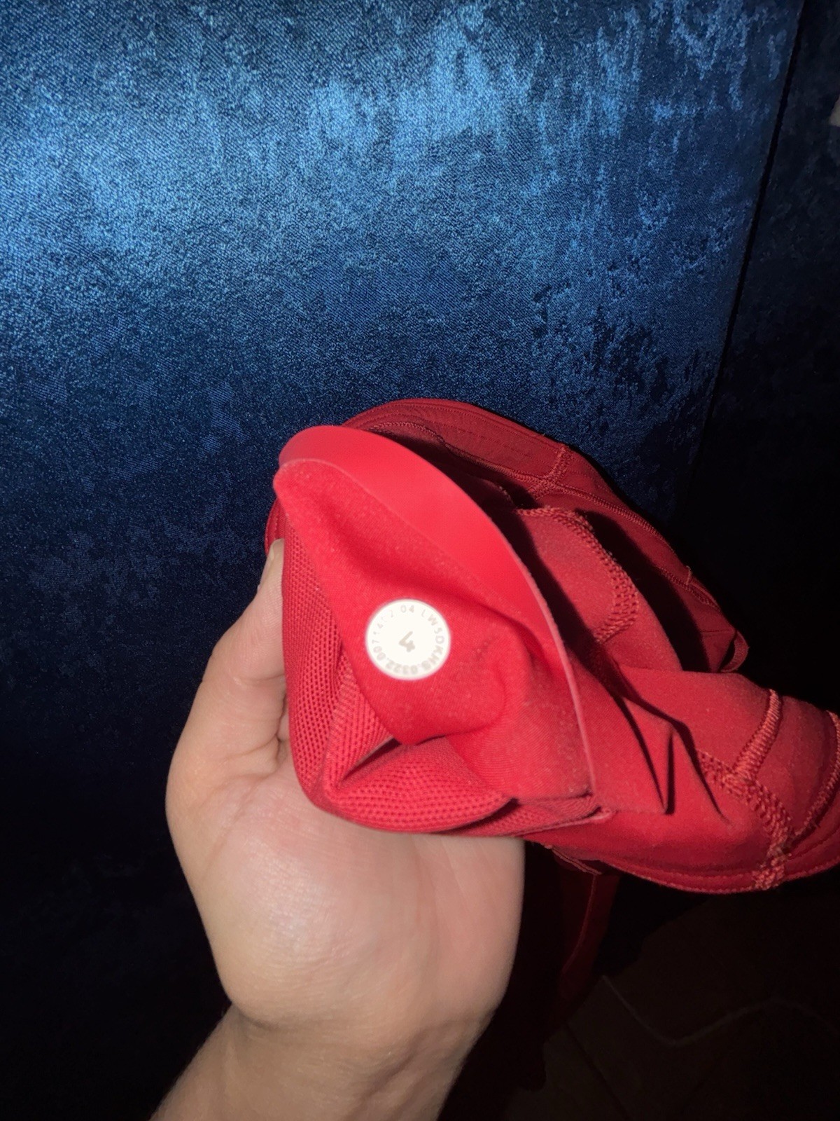 Lululemon Women’s Red Solid Activewear Leggings Size 4 Regular