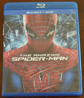 The Amazing Spider-Man (Blu-ray Disc & Artwork Only, 2012) NO CASE  Like NEW!