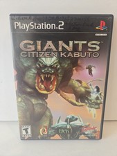 Giants Citizen Kabuto Sony PlayStation 2 PS2 Video Game Complete Manual Tested