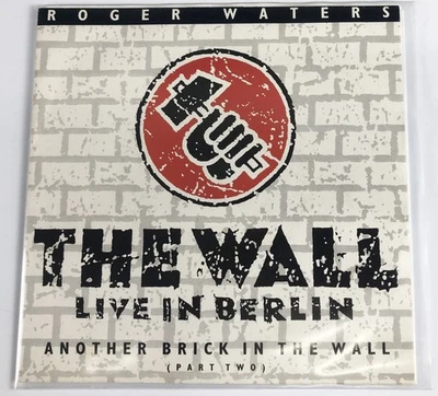 Roger Waters "the Wall" brick Part Two rare Vinyl Single 1990 45er Pink Floyd
