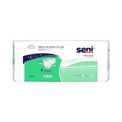 Seni Incontinence Brief Breathable / Overnight S-XL25-BP1 Severe 25 Ct