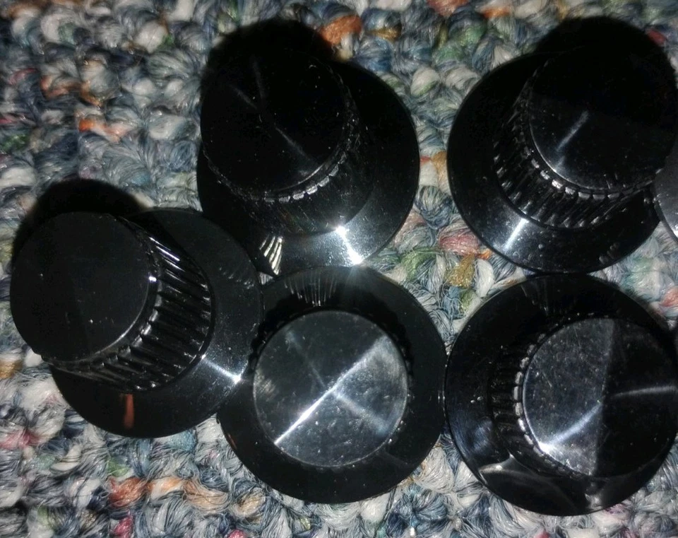 💡 Lote de 16 perillas de control negras de grado industrial Foto 4 de 4