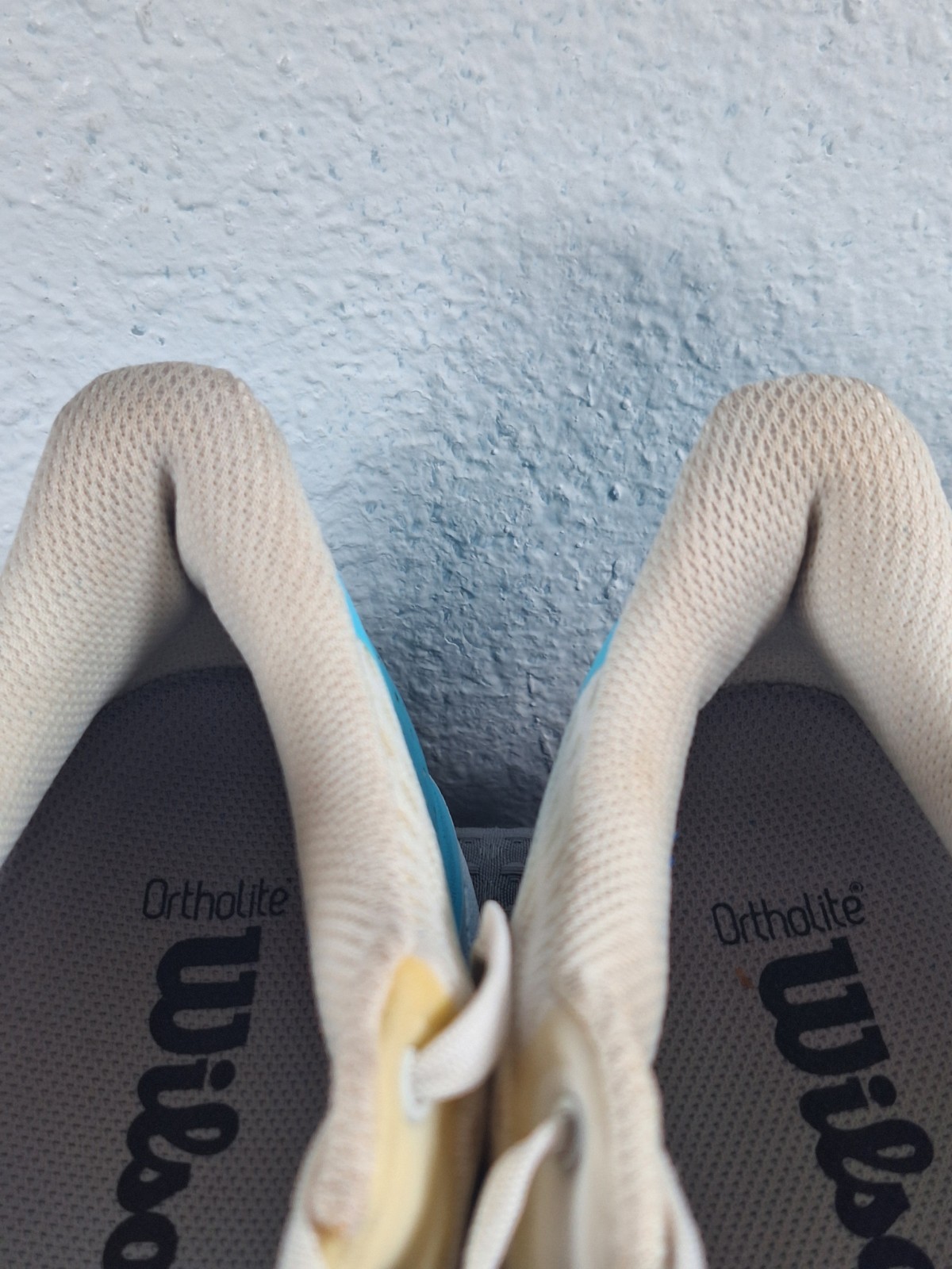 Wilson Women's Rush Pro Tennis Shoes 145464 White Blue Sz 7