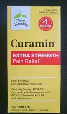 Curamin Extra Strength 120 Tabs Herbal Supplement for Pain Relief Exp.2/29