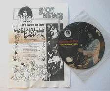 MARC BOLAN & T. REX 45 PICTURE DISC ' CHRISTMAS DAY ' & PROMO FLYER