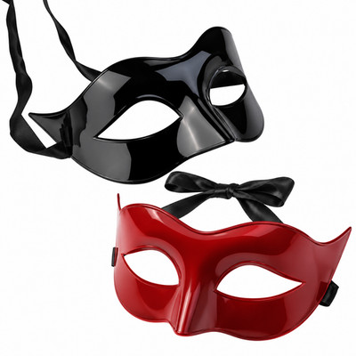 Black Lace Masquerade Mask Set for Couples Venetian Halloween Party Props