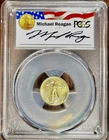 2021 $5 Gold Eagle Type 2 PCGS Reagan First Day of Issue Gaudens MS70 # ITI