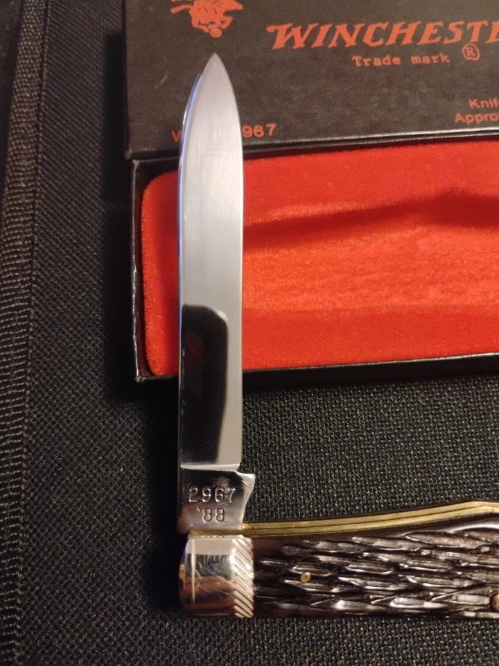 Navaja Winchester W 15 2967 1988 hecha en Estados Unidos Foto 3 de 4