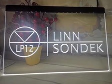 LINN SONDEK TURNTABLE VINYL LED NEON LIGHT SIGN MAN CAVE GARAGE WALL ART DÉCOR