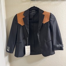 American West Western Blazer Boys Rodeo Size 8