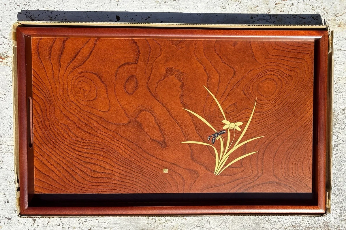 Vintage Japanese Lacquer Tray Indiana Collectible Trays & Platters