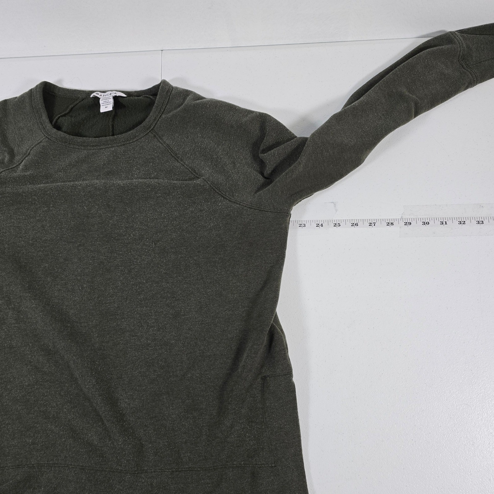 Athleta Ditch The Basic Crew Neck Sweatshirt Oliv… - image 2