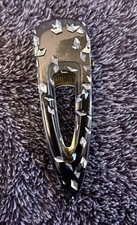 Black Silver Beaded Hair Clip for Women Teens All Hair Types