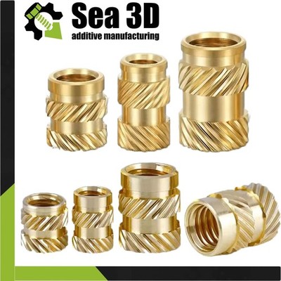 Gewindeeinsatz M2, M3, M4, M5 3D Druck Einpressmutter Gewindeeinsätze Voron 