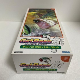 Get Bass Sega Bass Fishing Fishing Controller Set Dreamcast Brand New