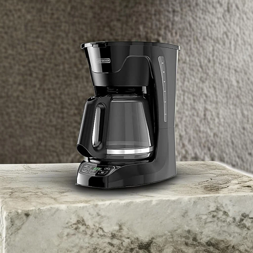 BLACK+DECKER CM1110B-1 Vortex Technology 12 Cup Programmable Coffee Maker Black - Image 2 of 4