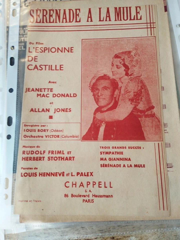 14 Partitions Pour Piano Et Chant Musique De Films - Photo 3/4
