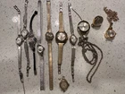 Lot of Vintage Lady's Watches Elgin Heyworth Jubilee Bulova Timex Gruen Heritage
