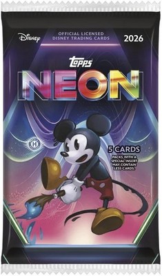 Disney Topps Neon 2026 Inserts Pick Your Cards FF FP MM AGM EM MP PETG