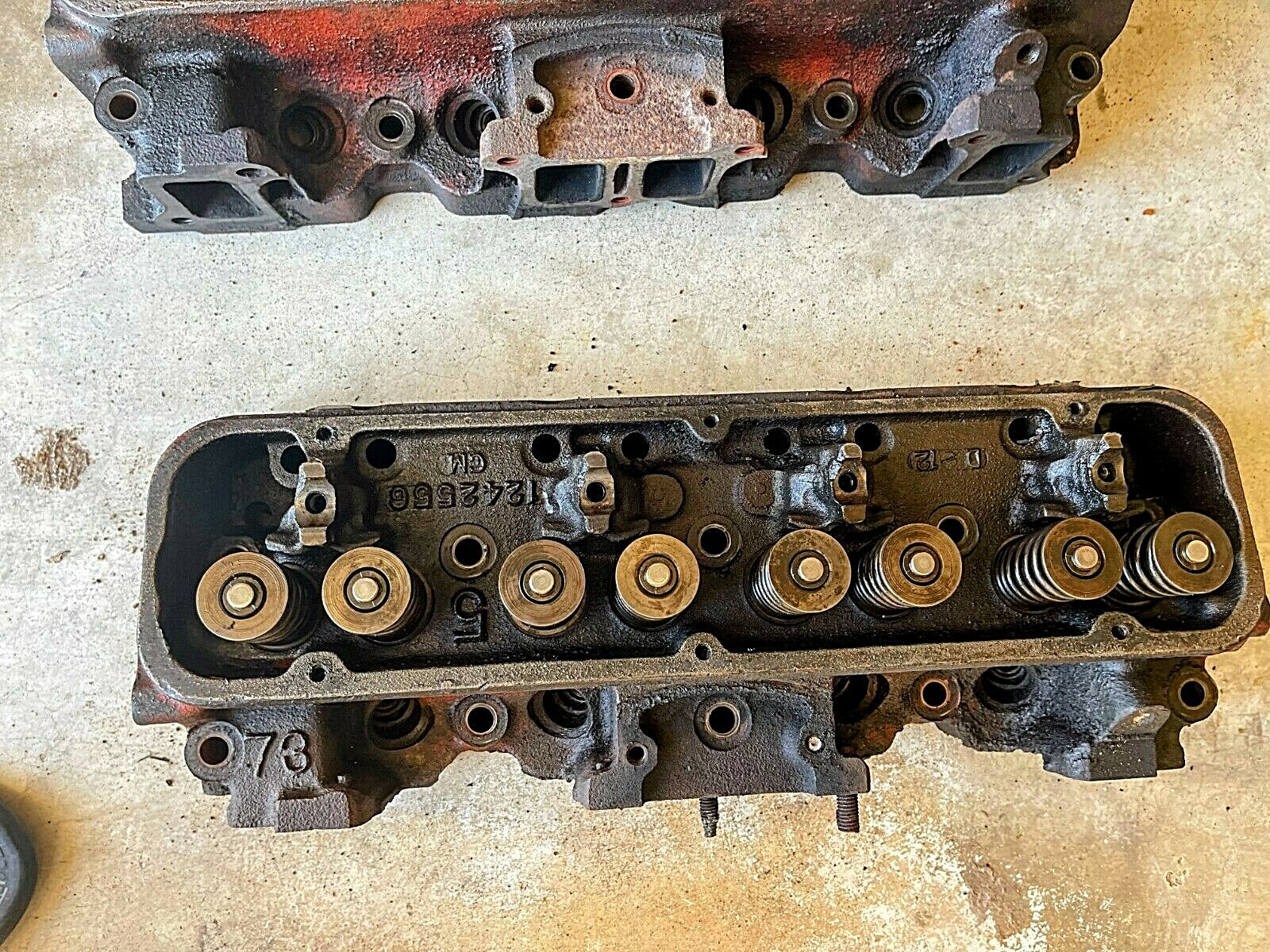 BUICK 1969 SMALL BLOCK 350 CYLINDER HEADS eBay