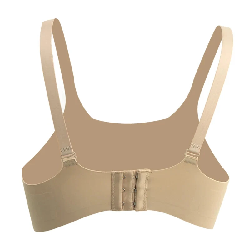 Sujetador de una pieza sin costuras push up con forma de pecho de silicona de forma redonda para travesti Foto 2 de 4