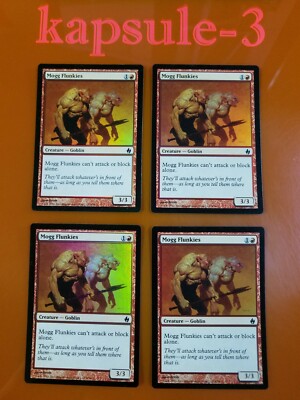 4x Mogg Flunkies | FOIL | PDS Fire and Lightning | MTG Magic Cards