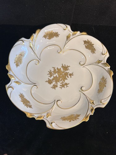 JLMENAU Graf Von Henneberg Porzelan 1777 Made In East Germany Soup Bowl 9.25in