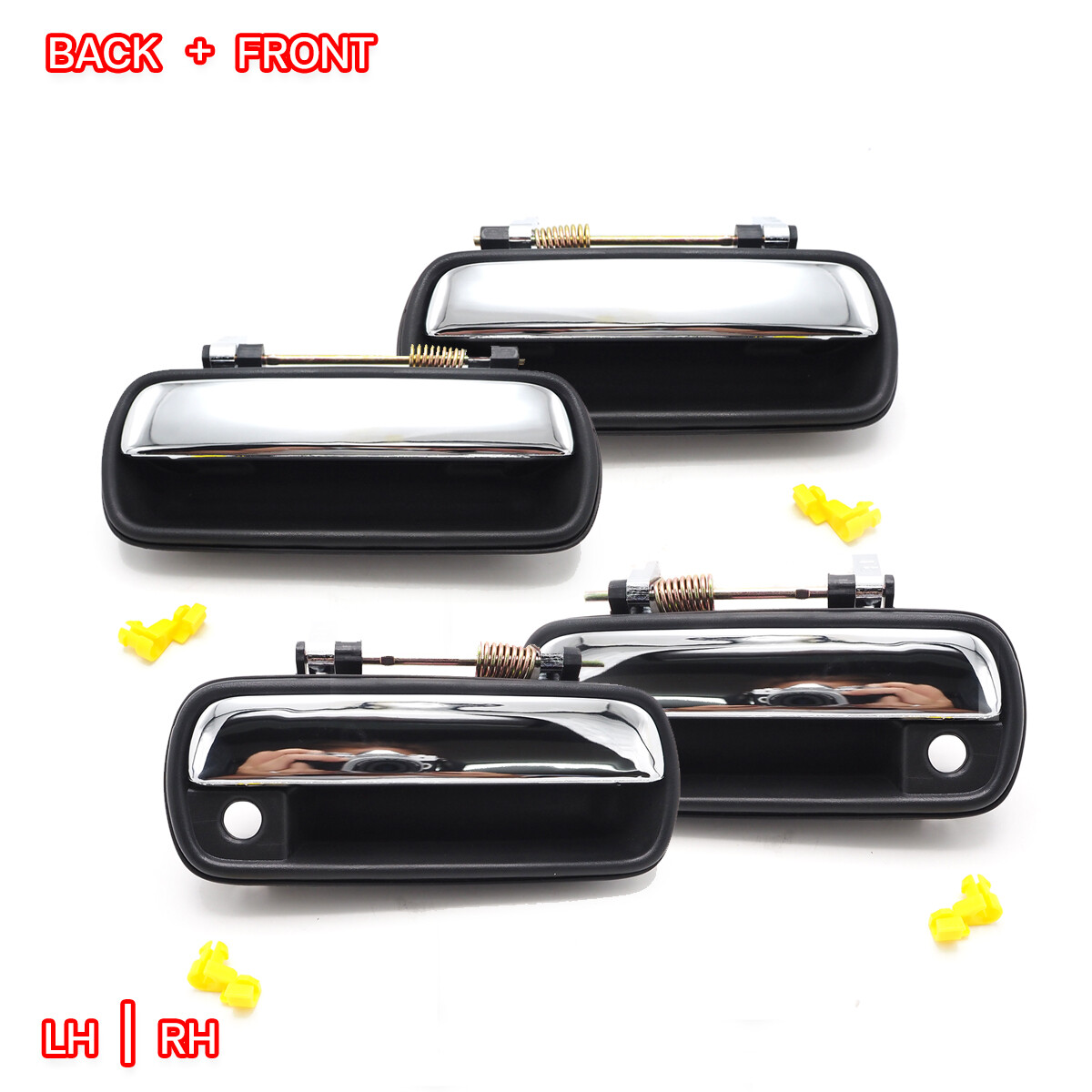 Set 4Dr Outside Outer Door Handle Fits Toyota Corona Carina AT