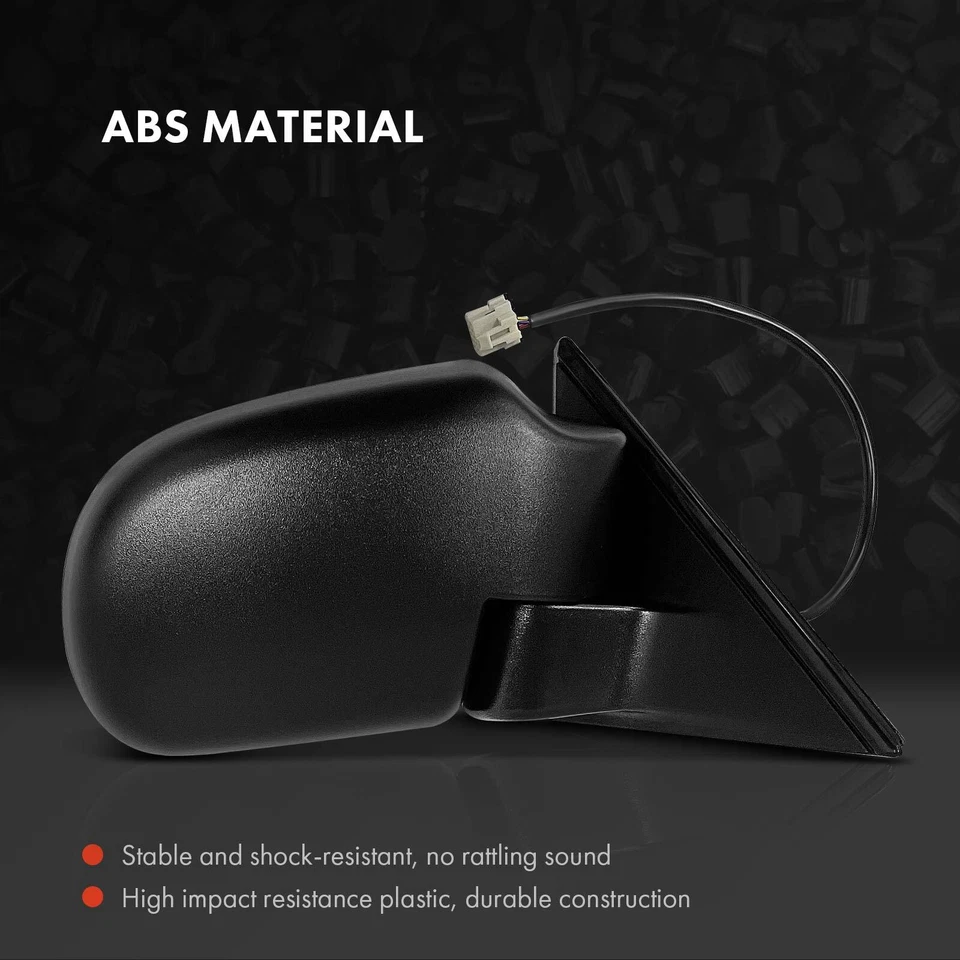 Черное зеркало заднего вида для пассажира под правую руку без подогрева для Chevy Blazer S10 GMC Sonoma Olds - Изображение 3 из 4
