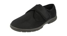 Men'S Slippers / House Shoes (Daniel)6V Wide Fit By Db Shoes in Black