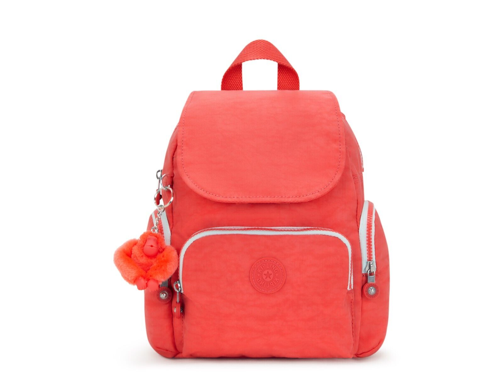 Kipling CITY ZIP MINI Backpack - Almost Coral RRP £88