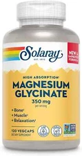 Magnesium Glycinate 350 mg with Bioperine (87.5 mg each) 120 Vcaps