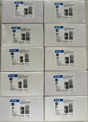 #ad 10 PCS Eaton BRP120DF 120 20A 1 Pole Circuit Breakers $459.99