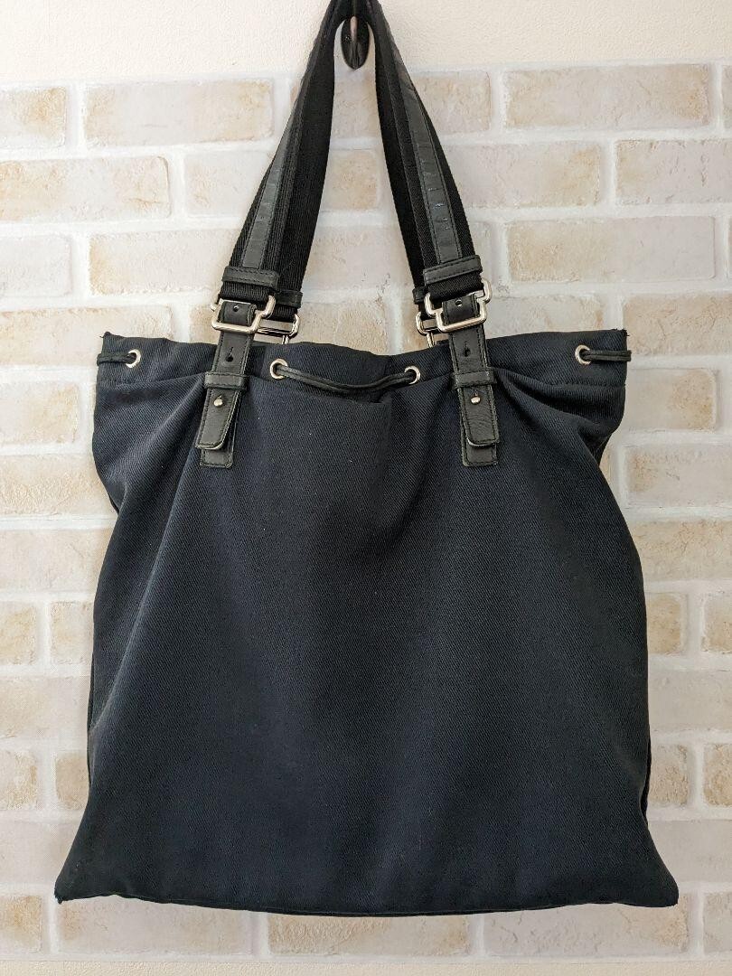 Borsa tote Yves saint Laurent Saint Kahala borsetta pelle nera vintage donna!!!
