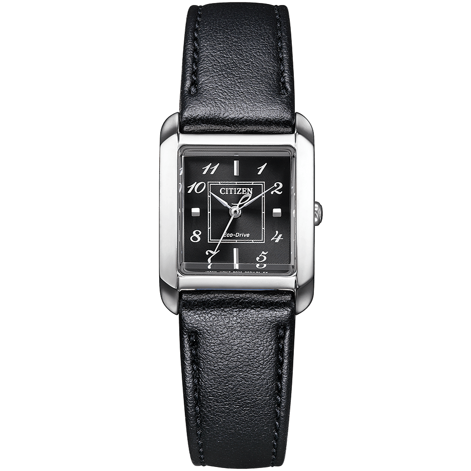 CITIZEN L SQUARE Collection EW5600-10E Eco-Drive Solar Watch Black