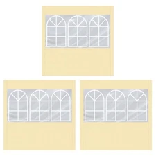 Pop up Canopy Tent SIDE WALL ONLY Fit Straight Leg 2x2m Tent 3pcs Pack w Window